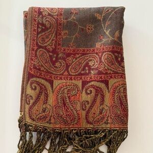 New | Dark Olive Pashmina Shawl